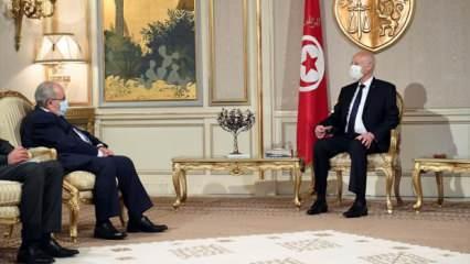 Burita, Tunus Cumhurbaşkanı'na "Kral 6. Muhammed'in mesajını iletti