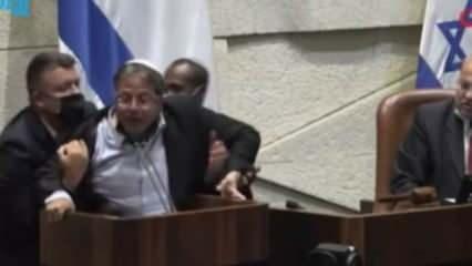 İsrail Parlamentosu'nda Milletvekili Ben-Gvir'i yaka paça kovuldu