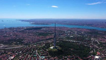 İstanbul'un yeni simgesi Çamlıca Kulesi ilgi odağı oldu
