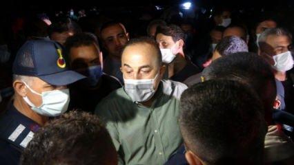 Bakan Çavuşoğlu dün Manavgat'ta infial yaratan olayın içyüzünü anlattı