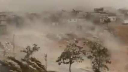 Gaziantep'te toz fırtınası etkili oldu