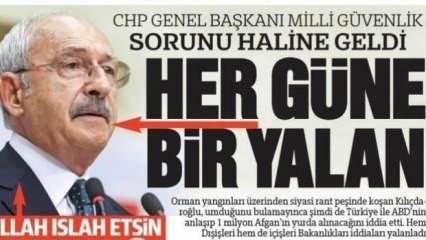 Kılıçdaroğlu'ndan her güne bir yalan! 5 Ağustos perşembe 2021 gazete manşetleri