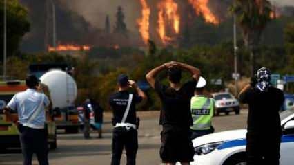 Yunanistan alevler içinde kaldı: Yangın Atina'ya yaklaştı