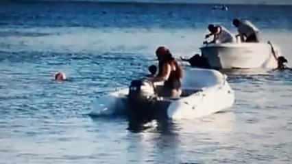 Yüzerken sürat teknesi çarpan kadın hayatını kaybetti
