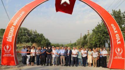CHP'li Saruhan Belediyesi'nden heykel açılışı
