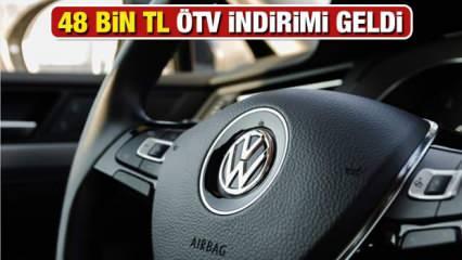 Volkswagen'den 48 bin TL ÖTV indirimi! 2021 Model indirimli Golf Polo Passat Tiguan fiyat listesi
