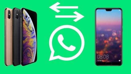 WhatsApp için iPhone'dan Android'e kolay geçiş