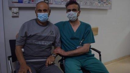 Iraklı hasta şiddetli ağrılarından Gaziantep'te olduğu operasyonla kurtuldu