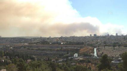 Batı Kudüs'teki yangınlar iki gündür söndürülemedi