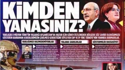 CHP ve İYİ Parti Türkiye'nin yanında durmadı! 18 Ağustos gazete manşetleri 2021
