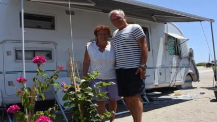 Fransız çift, 38 yıldır Türkiye'de tatil yapıyor