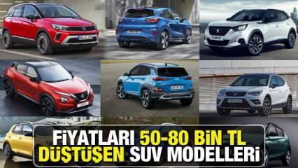 Fiyatı düşen SUV modelleri: Renault Opel Peugeot Ford Hyundai Nissan yeni fiyatları
