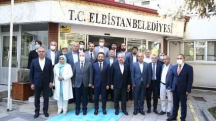 TBMM Başkanı Şentop, Kahramanmaraş'ta Elbistan Belediyesini ziyaret etti