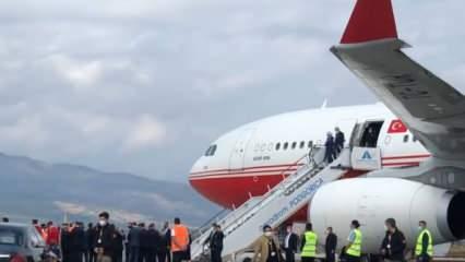 Son Dakika... Başkan Erdoğan Karadağ'a geldi