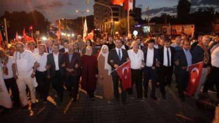 Bitlis Ahlat'ta Vali Oktay Çağatay'lı  "Fener alayı"