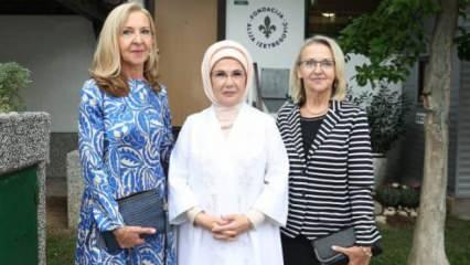 Emine Erdoğan Aliya İzzetbegoviç Vakfı'nı ziyaret etti