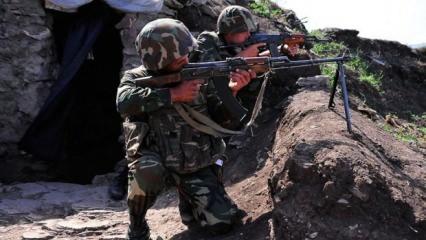Ermenistan askerlerinden Azerbaycan askerine süngülü saldırı