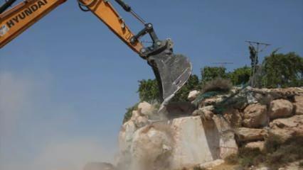 İsrail askerleri Filistinlilerin evini ve dükkanını yıktı!