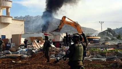 İsrail, Filistinli ailenin evlerini kendilerine yıktırdı