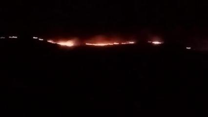 Kayseri'de makilik alanda yangın