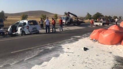 Konya'da feci kaza! Patlayıcı madde yüklü TIR ile kamyonet çarpıştı, çok sayıda ölü var