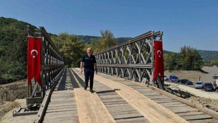 Bakan Karaismailoğlu Kumluca-2 köprüsünün açılışına katıldı
