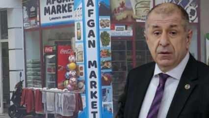 Ümit Özdağ'ın iş yerini paylaşıp hedef gösterdiği Afgan, dükkanının ismini değiştirdi