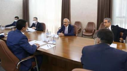 Bakan Elvan, Özbekistan Maliye Bakanı Ishmetov ile görüştü