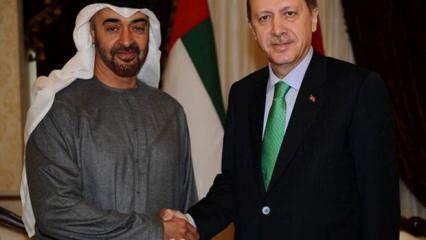 Cumhurbaşkanı Erdoğan, BAE Prensi Nahyan ile görüştü!