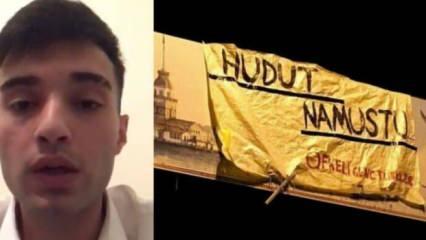 'Hudut namustur' pankartı asan Ahmet Çakmak: Buğra Kavuncu parayla astırdı