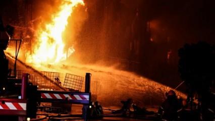 İkitelli Çevre Sanayi Sitesi'nde yangın çıktı
