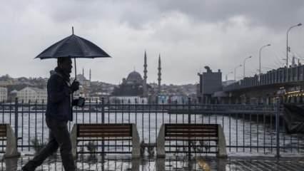 İstanbul'da yağmur etkili oluyor