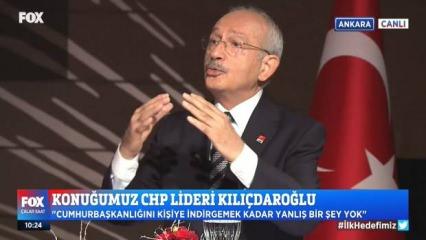  Kemal Kılıçdaroğlu: Millet İttifakı olarak birden fazla adayımız olabilir