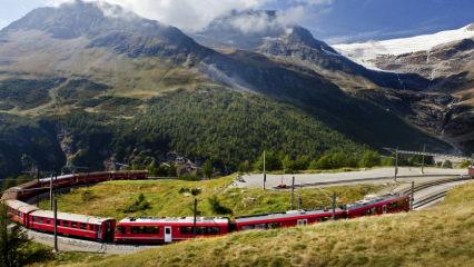 Avrupa'nın muhteşem manzaralara sahip tren rotaları