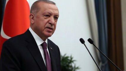 Cumhurbaşkanı Erdoğan'dan "100 milyon doz aşı" paylaşımı