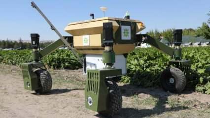 İnsansız tarım robotu görücüye çıktı