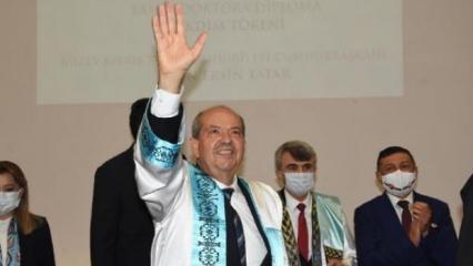 KKTC Cumhurbaşkanı Tatar’a 'fahri doktora' unvanı