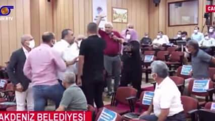 MHP'li meclis üyesi CHP'lilere ayarı verdi! HDP ve CHP'liler el ele üzerine yürüdü