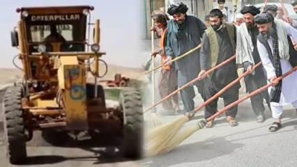 Taliban yönetimi Afganistan'da altyapı çalışmalarına başladı