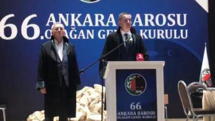 Ankara Barosu Başkanı Sağkan yeniden seçildi