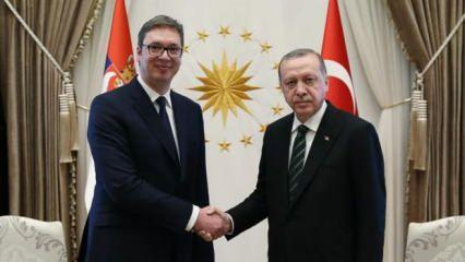 Erdoğan, Sırbistan Cumhurbaşkanı ile görüştü