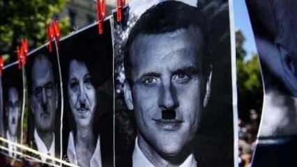 Macron'u Hitler'e benzeten kişiye 10 bin euro ceza