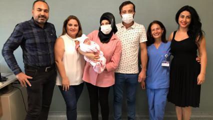 Bağırsakları dışarıda doğan İnci bebek, 2 saatlikken ameliyatla sağlığına kavuştu