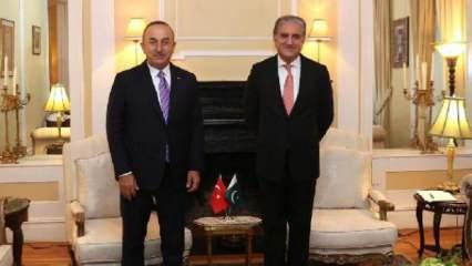 Bakan Çavuşoğlu, Pakistan Dışişleri Bakanı ile görüştü