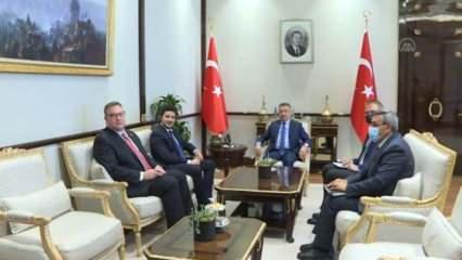Cumhurbaşkanı Yardımcısı Oktay, Karadağ Başbakan Yardımcısı Abazoviç'i kabul etti