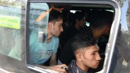 Kaçak göçmenleri taşıyan minibüs yakalandı! Kişi başı 150 liraya anlaştık