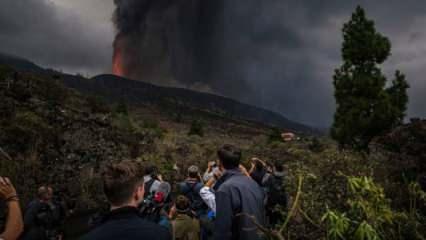 La Palma Adası'nda yanardağdaki patlamaların şiddeti arttı, uçuşlar durduruldu