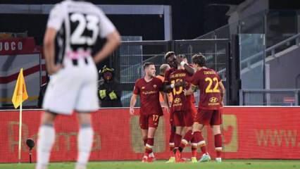 Roma, Udinese'yi tek golle geçti!