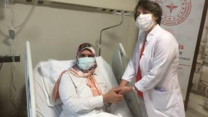 40 yaşındaki kadın hem kanseri hem koronavirüsü yendi! 