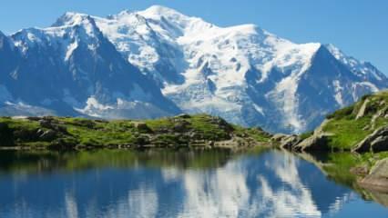 Avrupa'nın en yüksek dağı 1 metre kısaldı